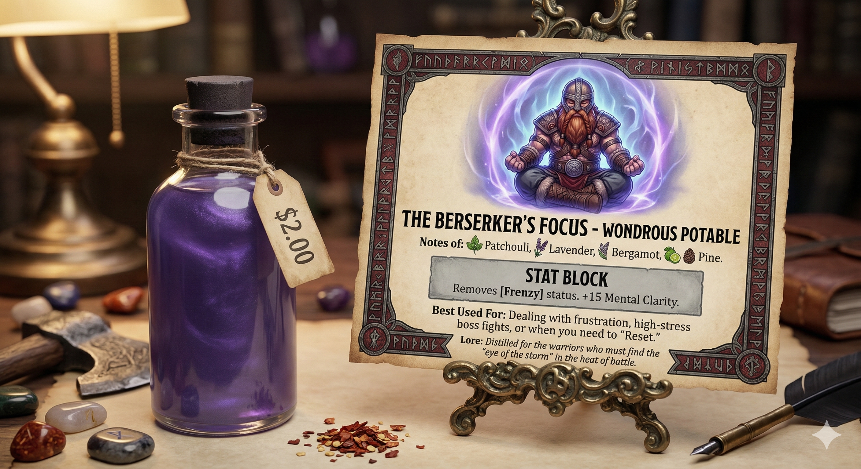 Berserker's Focus Hand Sanitizer - 30 mL
