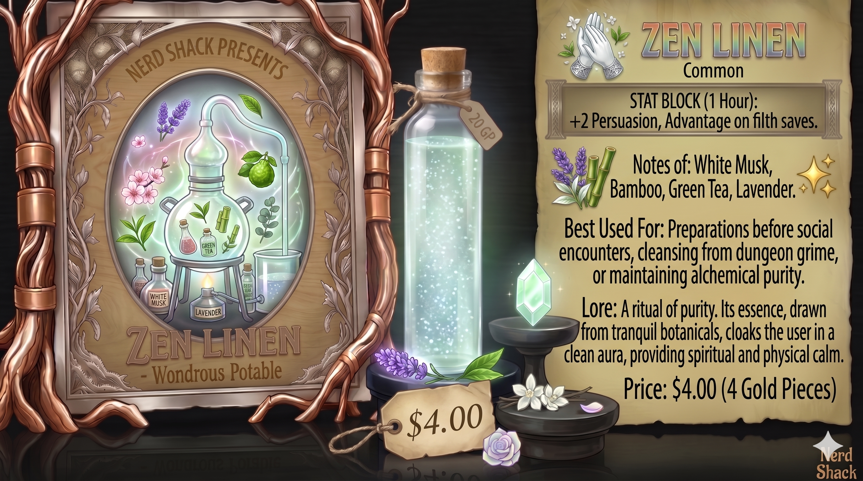 Zen Linen Hand Sanitizer