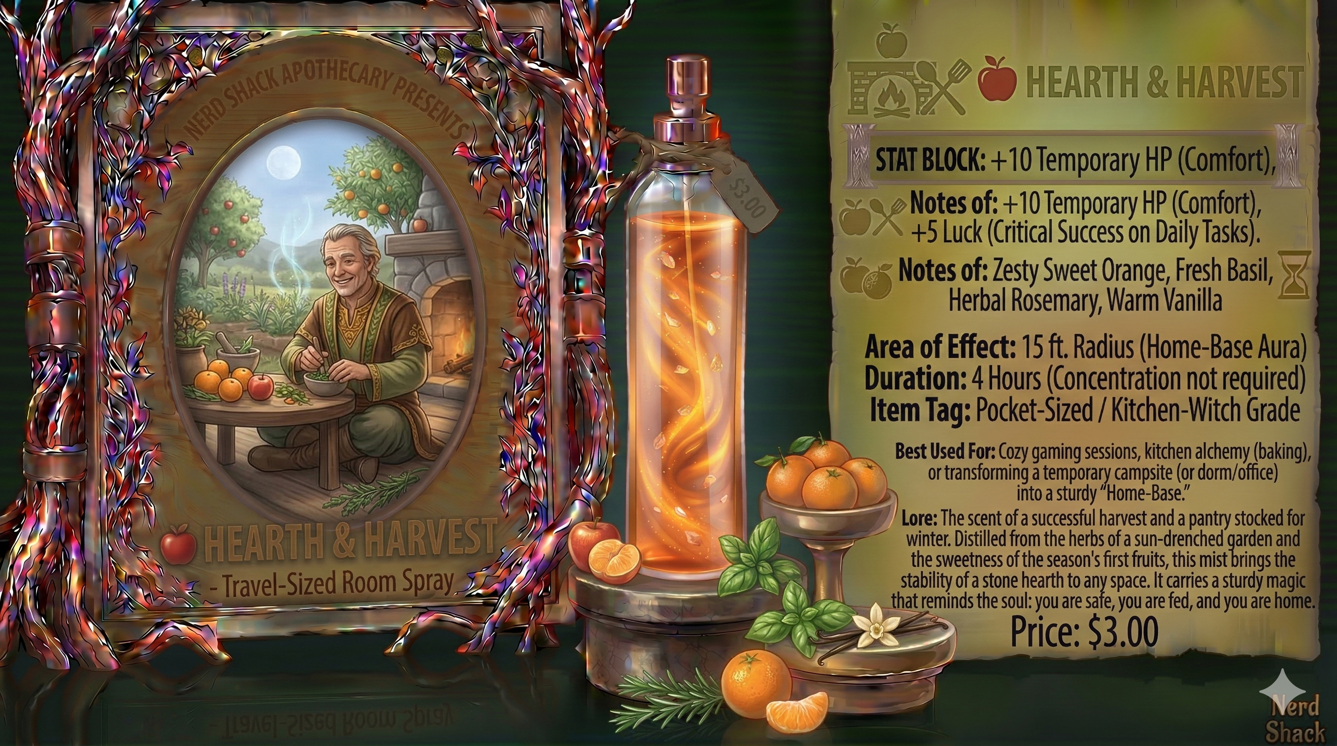 🍎 Hearth & Harvest (Travel-Sized Room Spray)