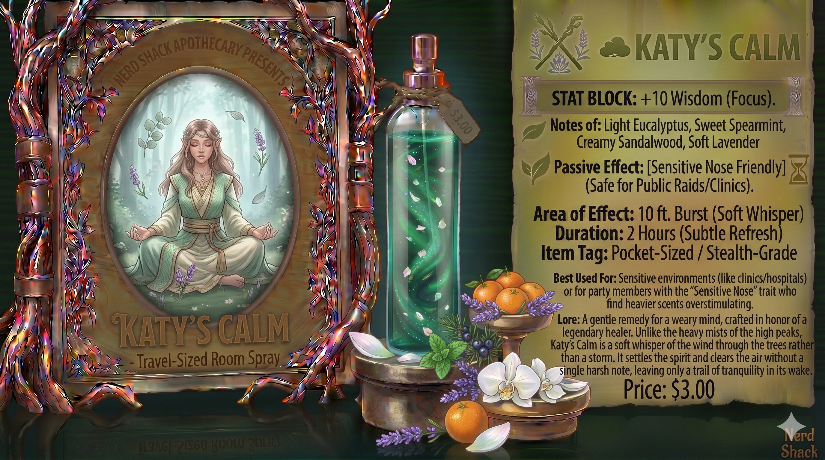 ☁️ Katy’s Calm (Travel-Sized Room Spray)