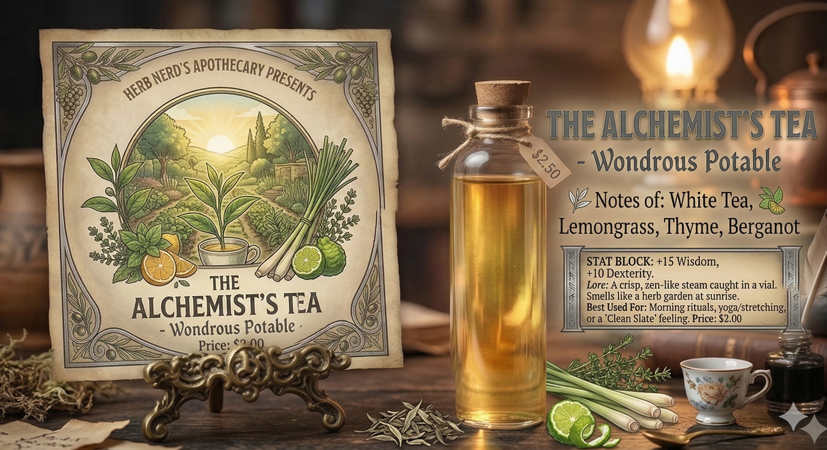 The Alchemist's Tea Hand Sanitizer - 30 mL