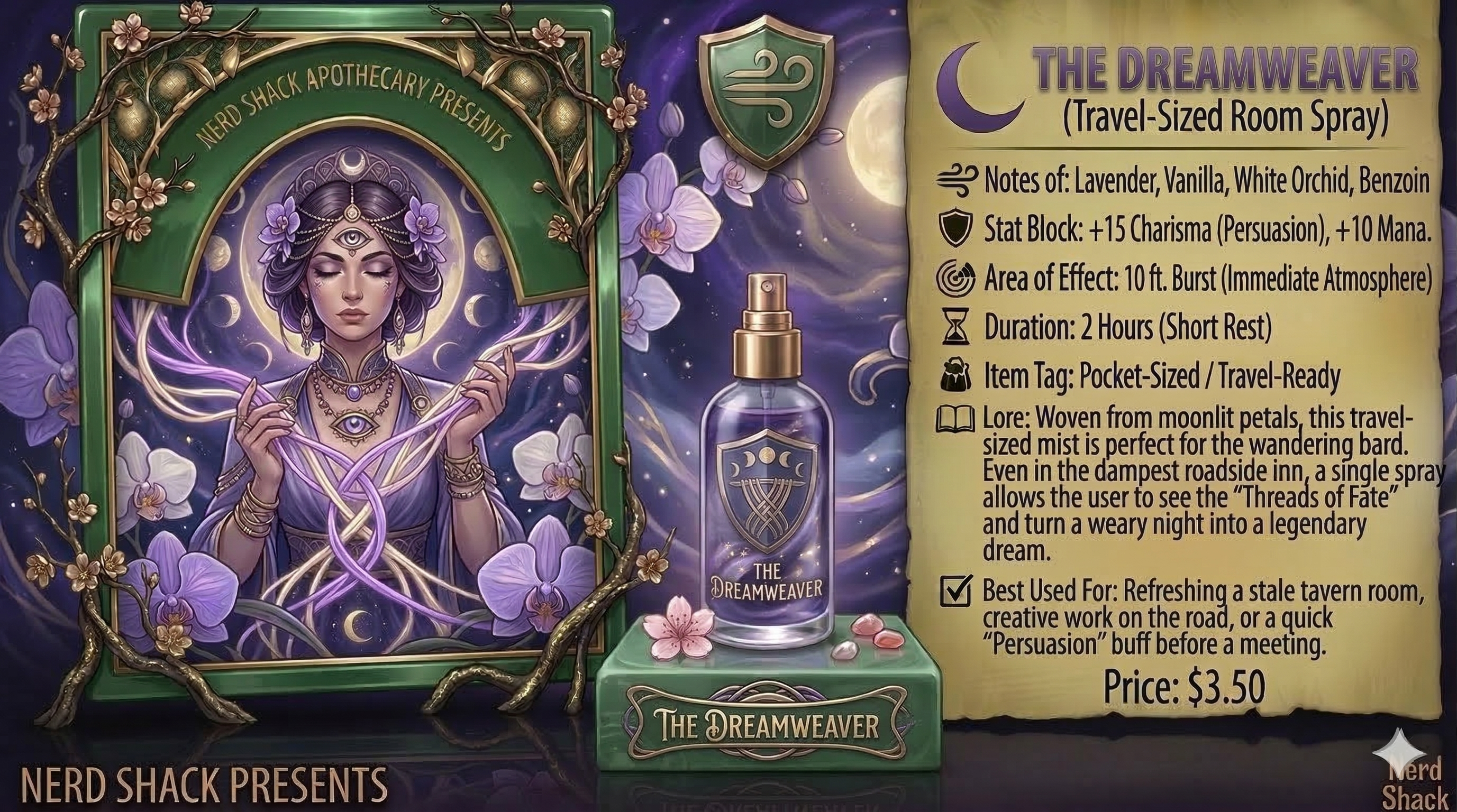 🌌 The Dreamweaver (Travel-Sized Room Spray)