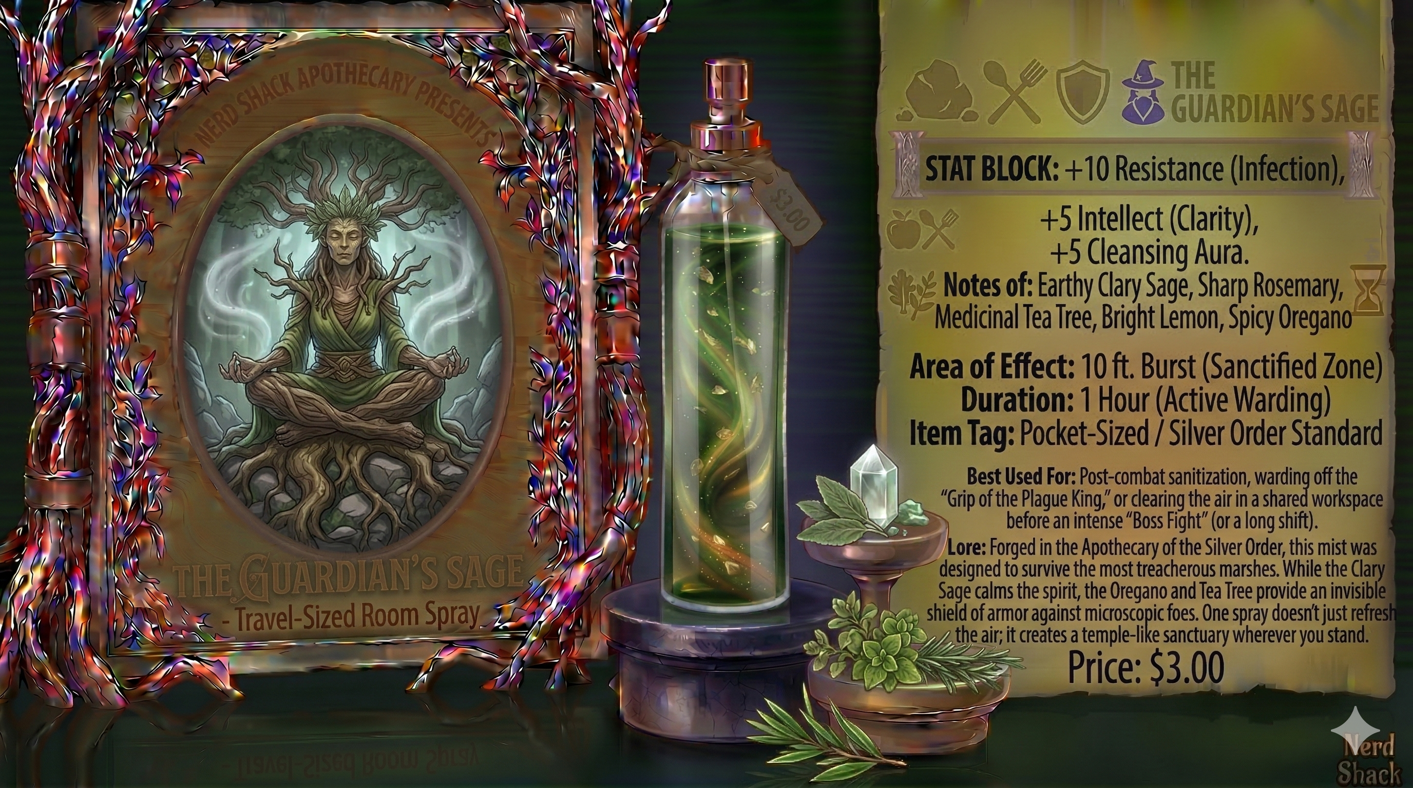 🧙The Guardian’s Sage (Travel-Sized Room Spray)