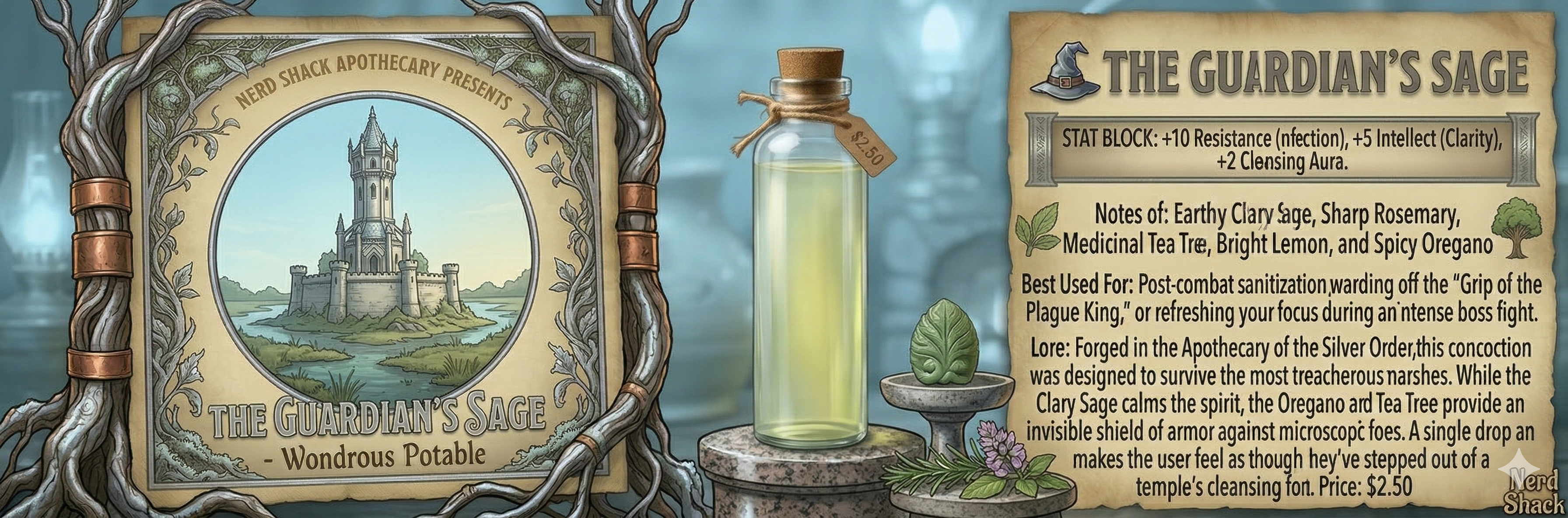 The Guardian's Sage Hand Sanitizer - 30 mL
