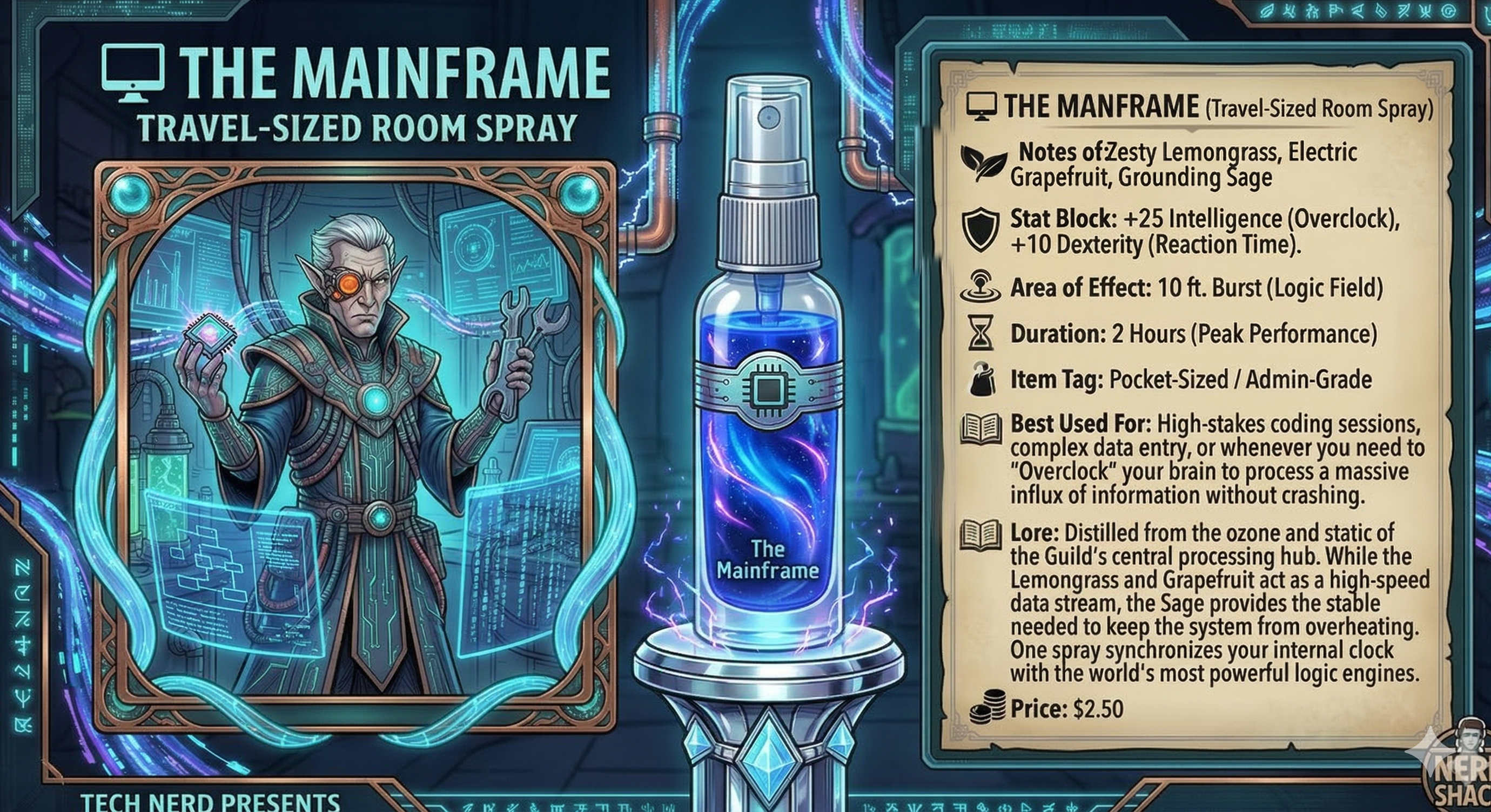 🖥️ The Mainframe (Travel-Sized Room Spray)
