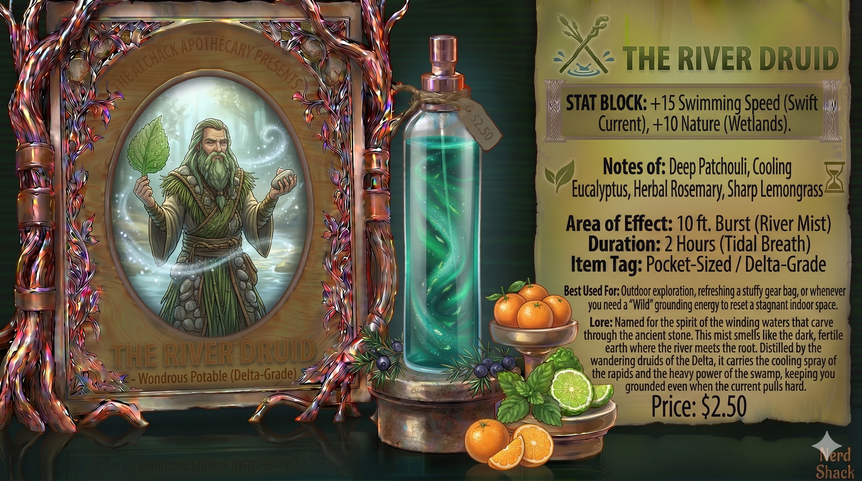 🐊 The River Druid (Travel-Sized Room Spray)