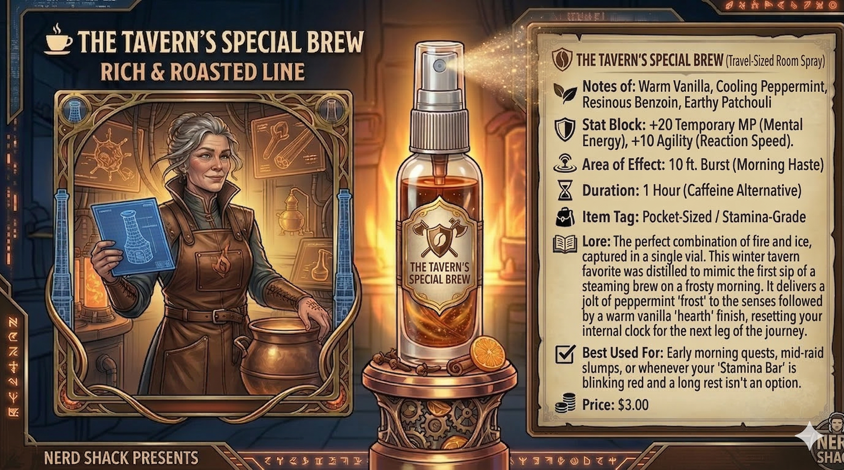 ☕ The Tavern’s Special Brew (Travel-Sized Room Spray)