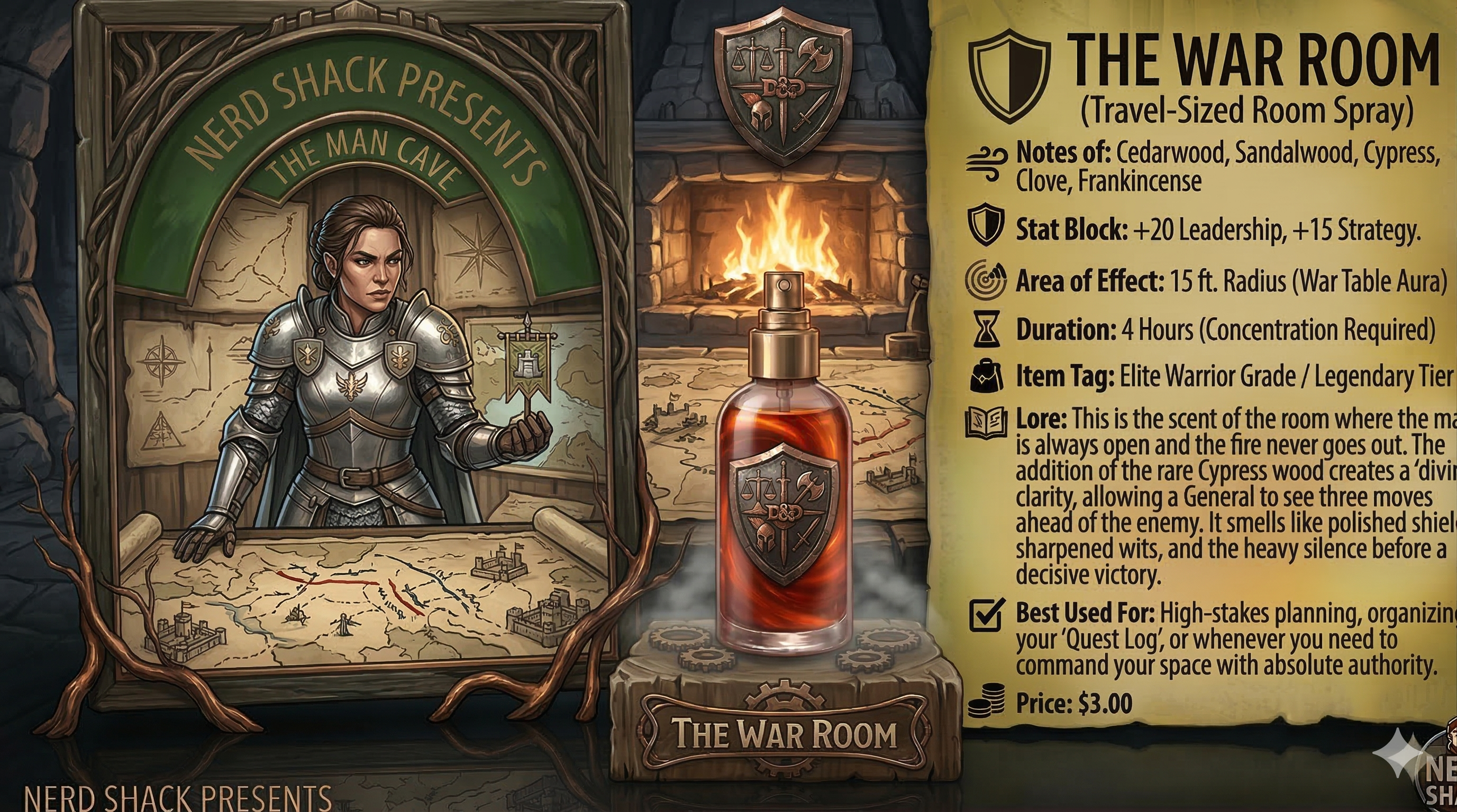 🛡️ The War Room (Travel-Sized Room Spray)