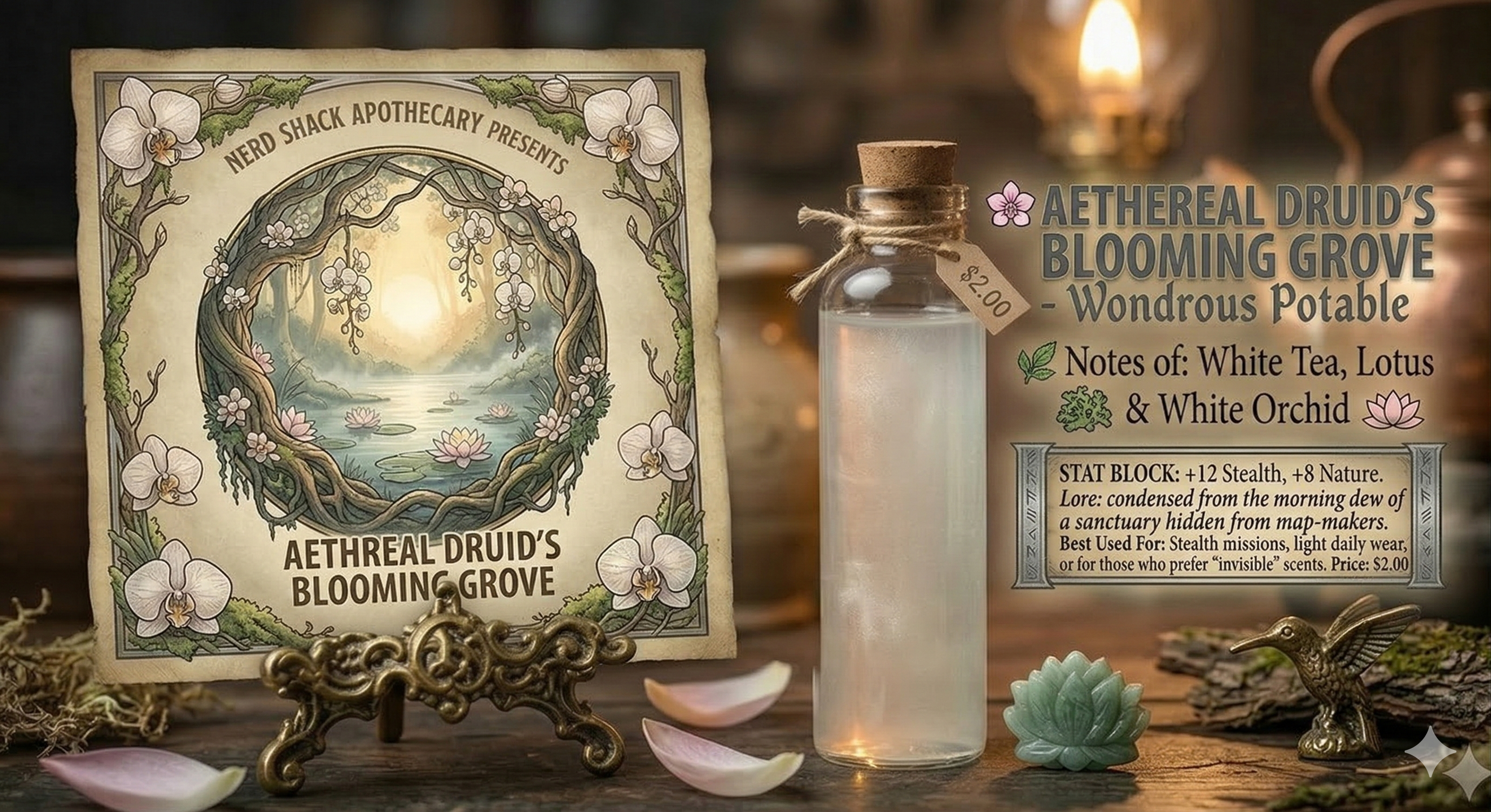 Athereal Druid's Blooming Grove Hand Sanitizer - 30 mL